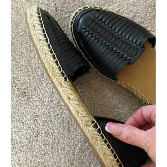 DV by Dolce Vita Women's Black Slip-On Espadrilles Size 7.5 Summer Flats - Picture 10 of 12